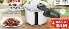 TEFAL DÜDÜKLÜ TENCERE 6 L TEFAL DÜDÜKLÜ TENCERE 6 L